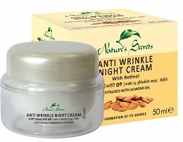 WHITENING CREAM and FACE CREAM ,NIGHT CREAM - ANTI WRINKLE NIGHT CREAM-NATURE SECTRETS- 50ML