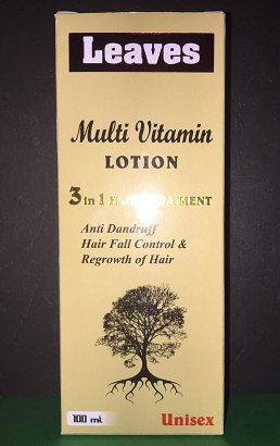 HAIR OIL AND HAIR CREAM TONIC CASTER OIL  - LEAVES MULTI VITAMIN LOTION 100ML 3 IN 1