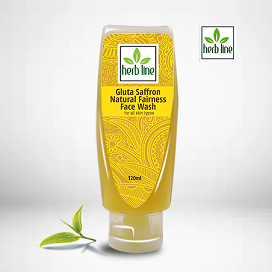 All - HerbLine Face Wash Saffron Ntural Fairness 130ml
