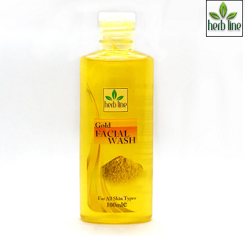 All - HerbLine Face Wash Gold 50ml