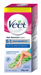 BODY CARE SOAP DETERGENT AND BABY SOAP - VEET HAIR REMOVE CREAM ALOE 50G SENSITIVE SKIN