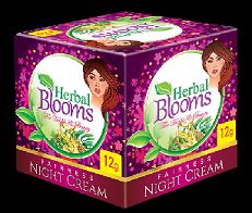 WHITENING CREAM and FACE CREAM ,NIGHT CREAM - Herbal Blooms Night Cream 12g