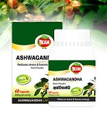 FOOD SUPPLIEMENT   - BEAM ASHWAGANDHA CAPSULES 60 CAP