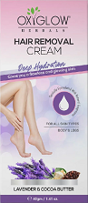 BODY CARE SOAP DETERGENT AND BABY SOAP - OXYGLOW HAIR REMOVAL CREAM LAVENDER 40GM