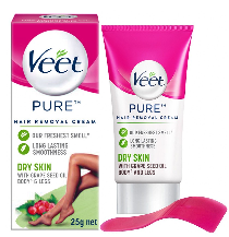 BODY CARE SOAP DETERGENT AND BABY SOAP - VEET HAIR REMOVE CREAM GRAPE SEED DRY SKIN 25G
