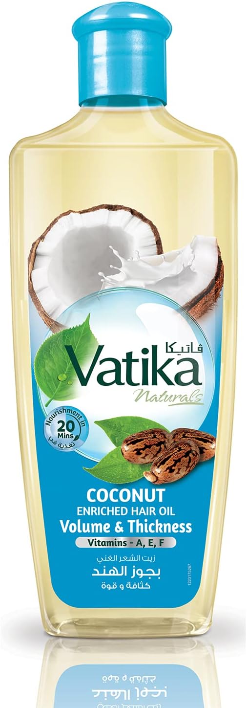 HAIR OIL AND HAIR CREAM TONIC CASTER OIL  - VATIKA HAIR OIL COCONUT 200ML