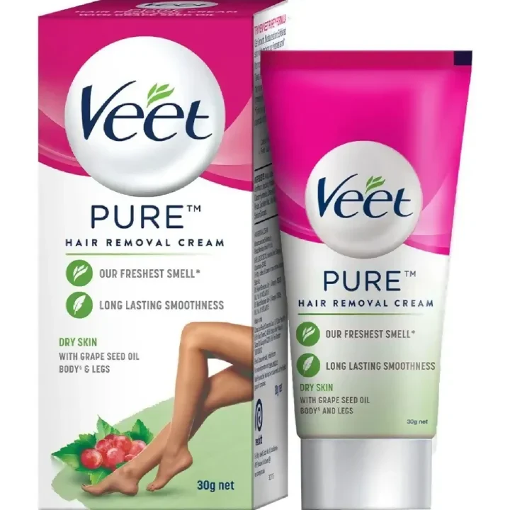 BODY CARE SOAP DETERGENT AND BABY SOAP - VEET HAIR REMOVE CREAM GRAPE SEED DRY SKIN 50G