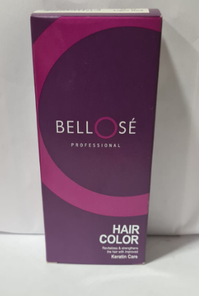HAIR OIL AND HAIR CREAM TONIC CASTER OIL  - BELLOSE HAIR COLOR 8.3 LIGHT GOLDEN BLONDE WITH DEV  30ML