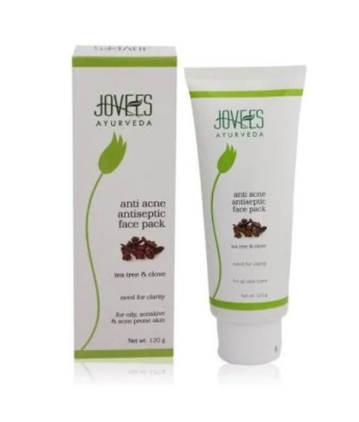 CLEANSER , TONER, PACK  & SCRUB Mask  - JOVEES ANTI ACNE FACE PACK 120G