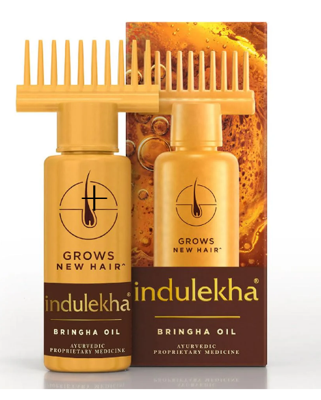 HAIR OIL AND HAIR CREAM TONIC CASTER OIL  - INDULEKHA BRINGHA HAIR OIL 50ML