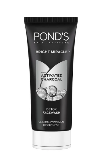 All - PONDS FACE WASH BRIGHT ACTIVATED CHARCOAL 100ML