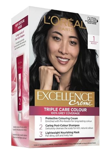 All - LOREAL HAIR COLOR 1.0 60ML EXCELLENCE