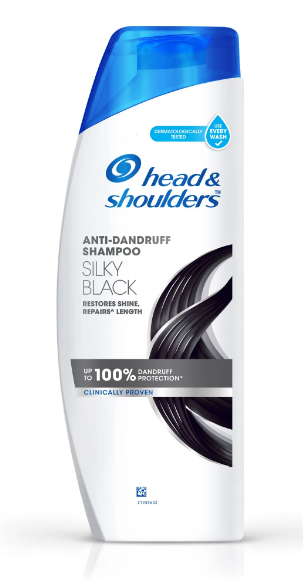 SHAMPOO  - HEAD AND SHOULDER SHAMPOO DANDRUFF SILKY BLACK 80ML
