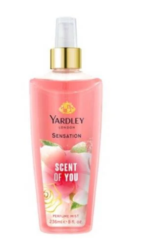 PERFUMES & COLOGNES, BODY SPRAY - YARDLEY PERFUME SCENT OF YOU 236ML